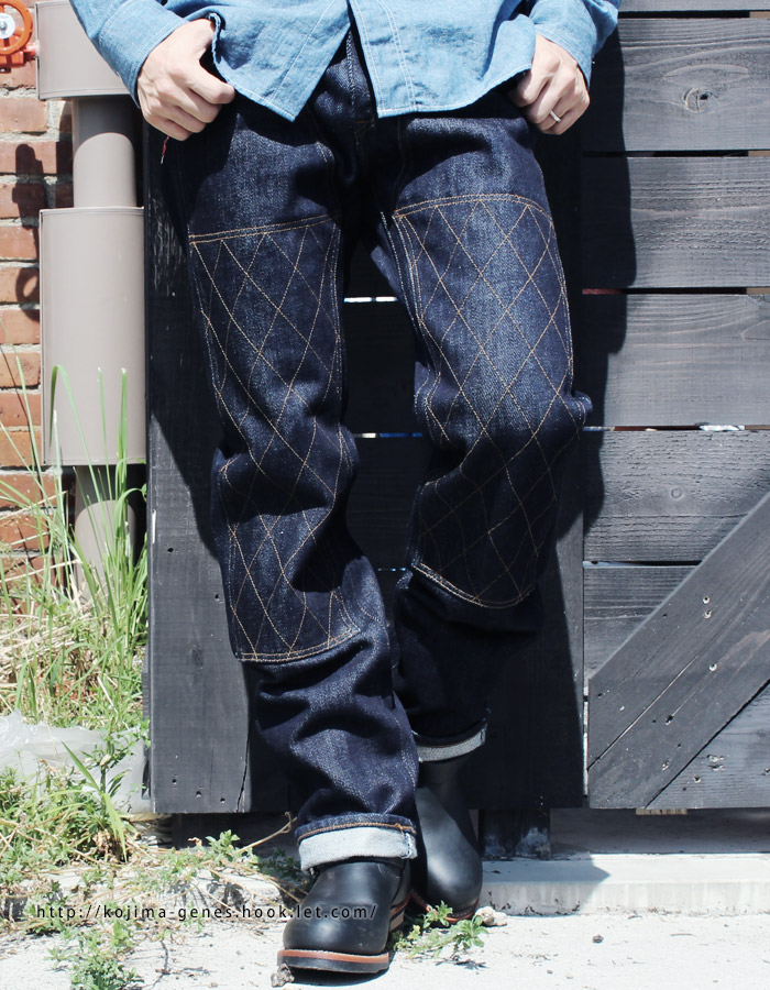 21oz W-knee Straight Denim / 21oz ダブルニーストレートデニム