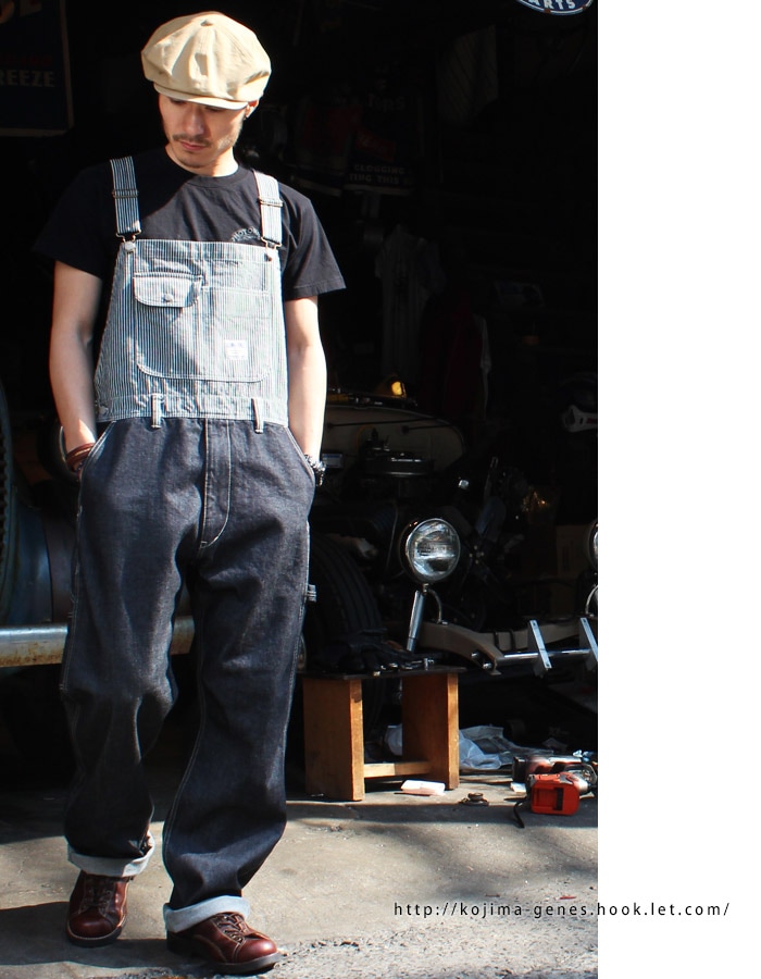Denim Combo Hickory Overall / デニムコンボヒッコリーオーバーオール