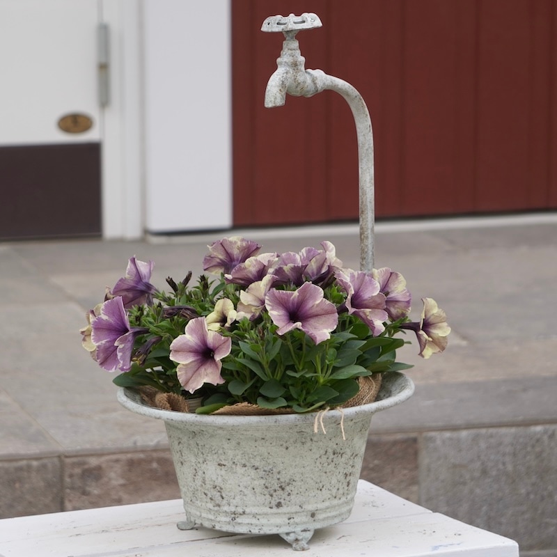 アンティークブリキ・FRシリーズ・蛇口ポット・L