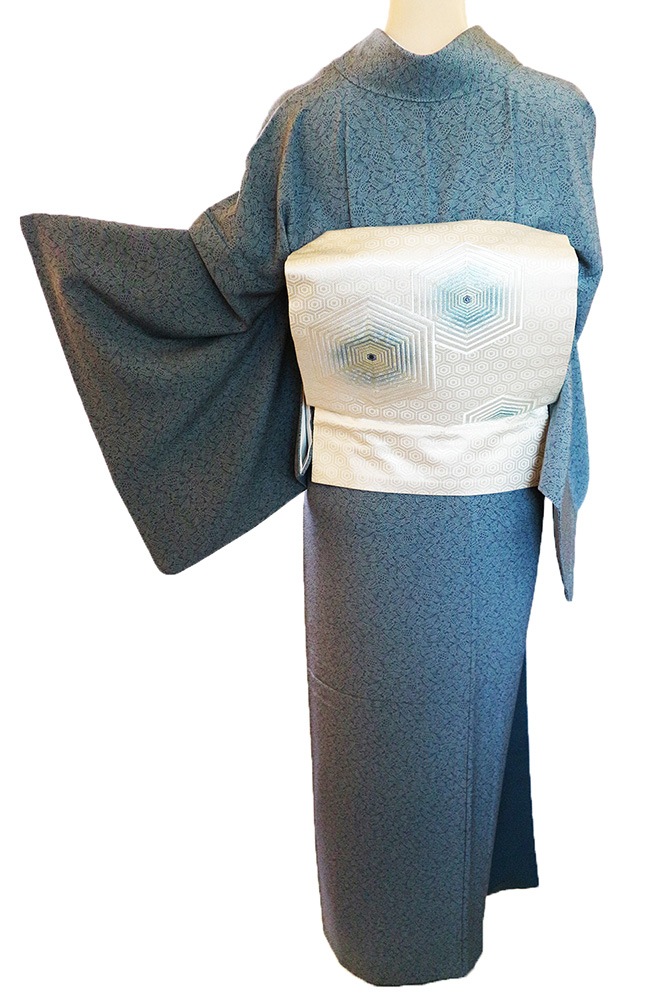 正絹江戸小紋レンタルフルセット「亀総柄」 | レンタル着物,おしゃれ