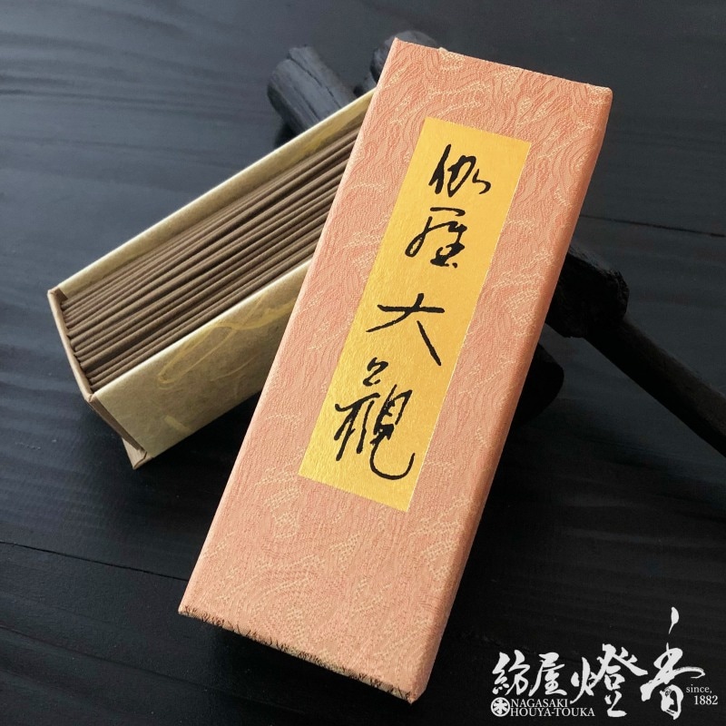 高級線香『伽羅大観（きゃらたいかん）短寸バラ詰[有煙]』日本香堂
