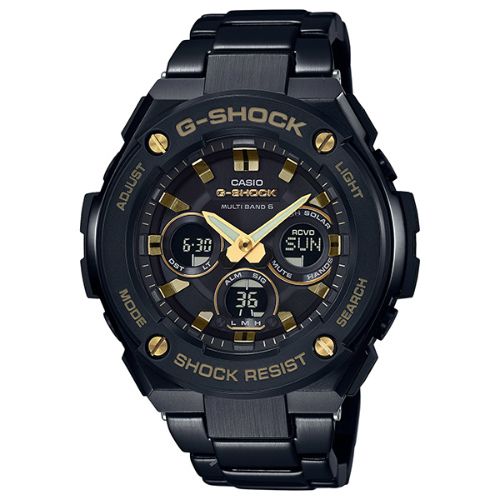 カシオGショックGスチール電波ソーラー腕時計 G-STEEL GST-W300BD-1AJF