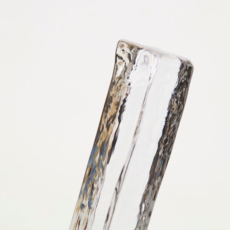 カトラリーレスト　ガラス ガラスのカトラリーレスト（2本組） 雑貨 日用品 工芸品 箸置き クリア