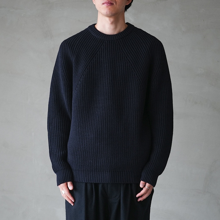 30%OFF】(bn-25fm-038)/ BATONER(バトナー) / SIGNATURE CREW NECK