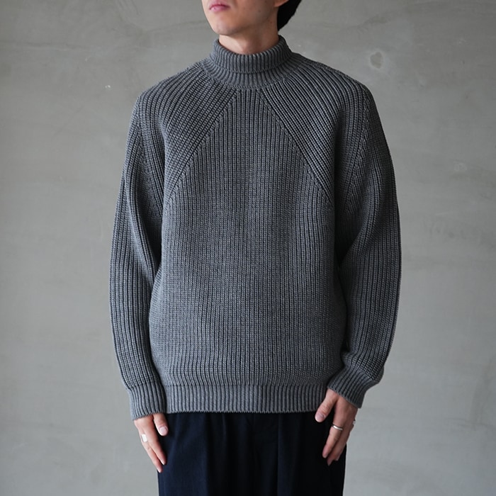 20%OFF】(bn-25fm-039)/ BATONER(バトナー) / SIGNATURE TURTLE NECK