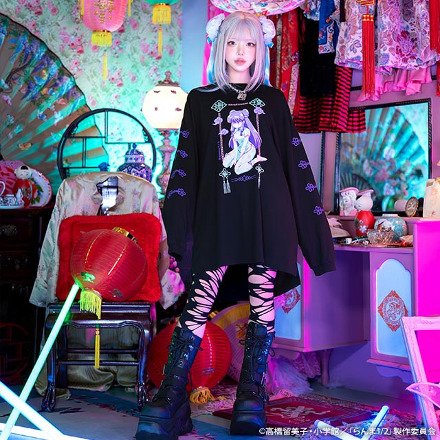 らんま1/2 シャンプーロンT【BLACK】 / らんま1/2×リッスンフレーバー