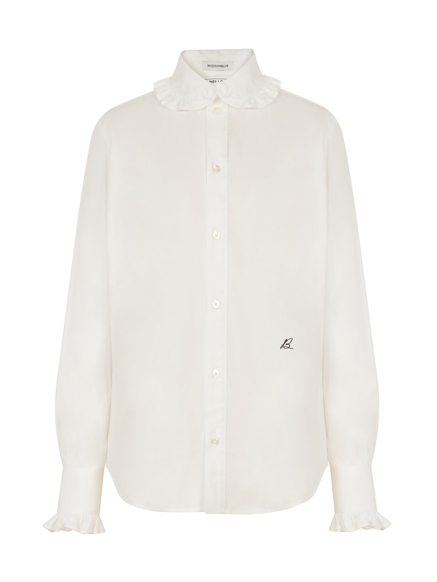 ROUND COLLAR FRILL SH L.OX | ALL | MADISONBLUE