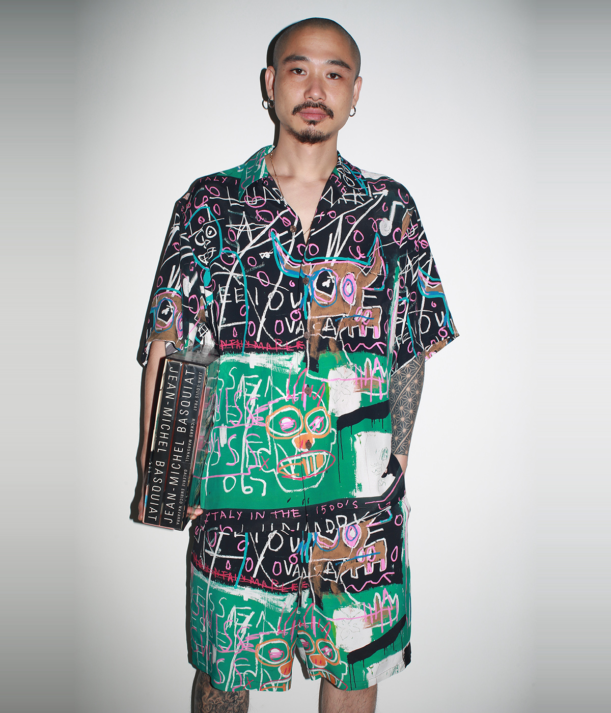 JEAN-MICHEL BASQUIAT / HAWAIIAN SHORTS (TYPE-4)【ONE】｜WACKO