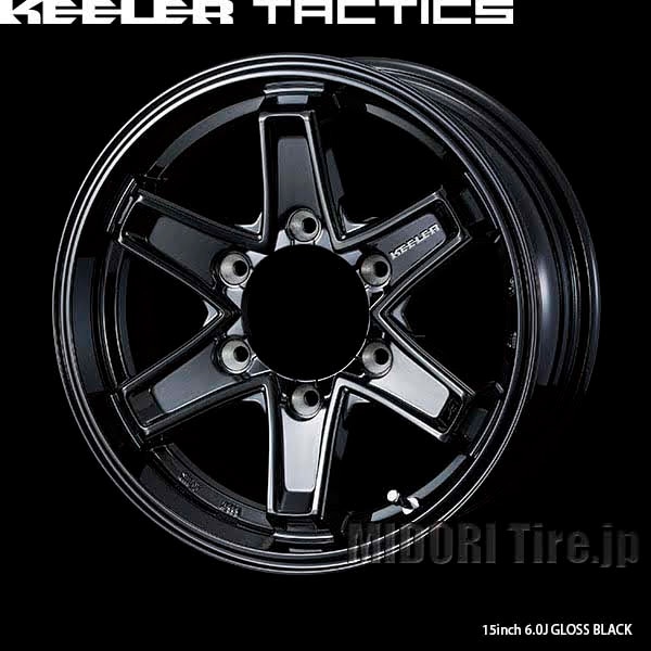 ハイエース｜KEELER TACTICS〈16×6.5 +38 139.7 6H〈4枚〉〉｜GBK
