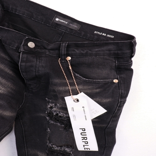 PURPLE BRAND ダメージデニム イン ブラック 8185｜MIRISE(ミライズ