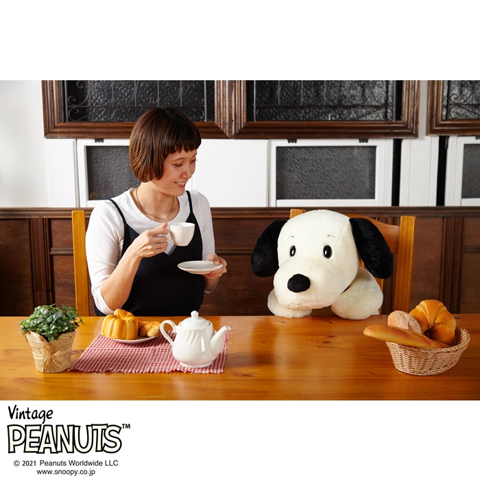 あそんで！1950'sヴィンテージスヌーピー 2L|【ぬいぐるみのセキグチ