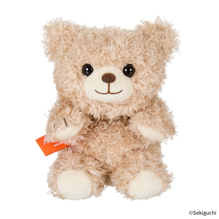 あそんで！テディベア マスコットキーチェーン ベージュ|【ぬいぐるみ