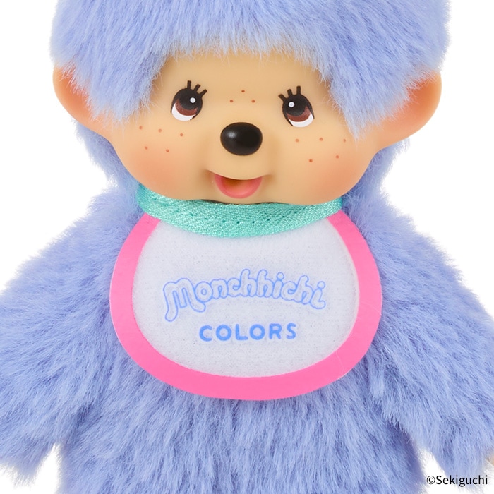 モンチッチCOLORS キーチェーン ブルー|【ぬいぐるみのセキグチ