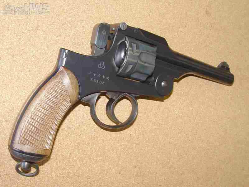 HWS・二十六年式拳銃・ブルーブラック仕上げ・ガスペガサスリボルバー