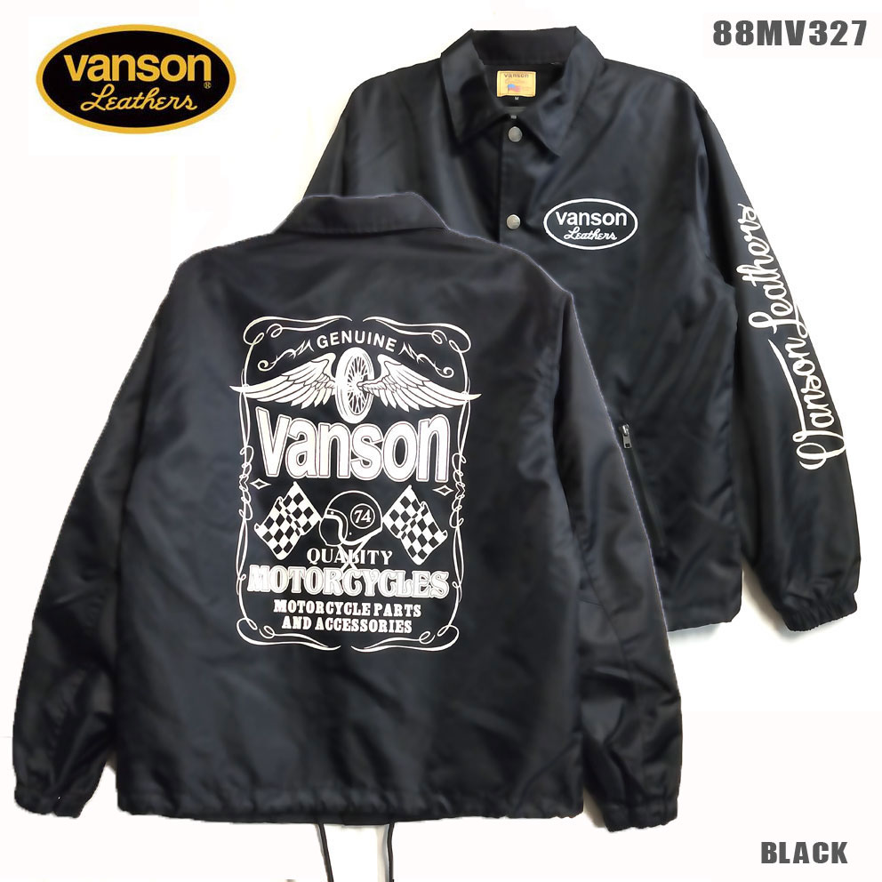 VANSON バンソン モトブルーズ別注 COACH JACKET コーチジャケット
