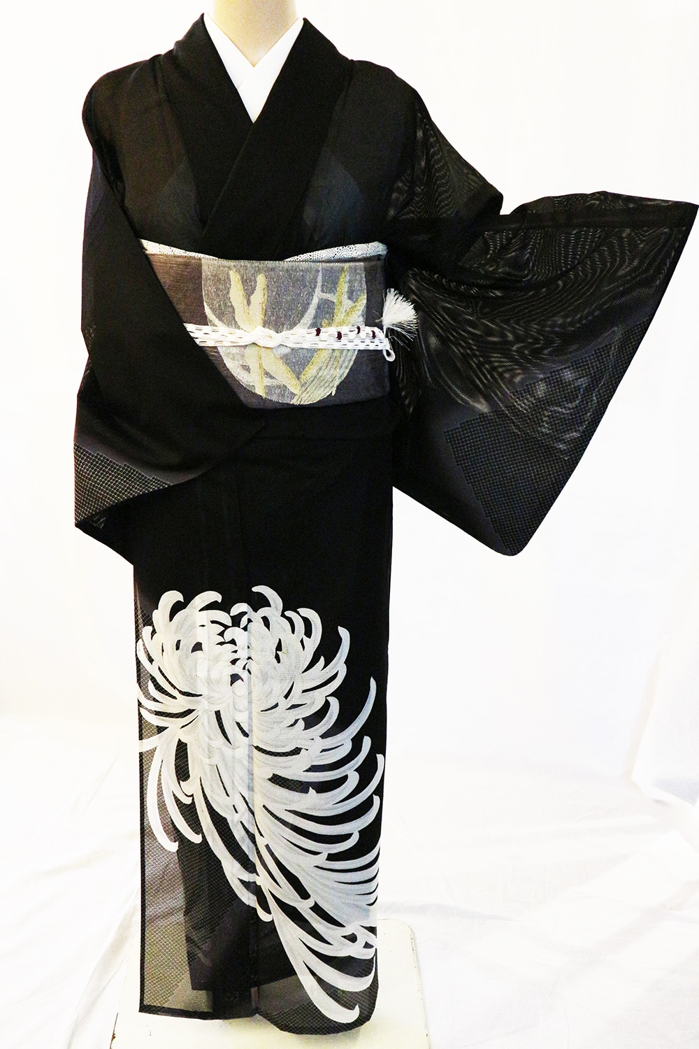 洗える着物夏物訪問着「鹿の子に乱菊」 | 種類から探す,訪問着