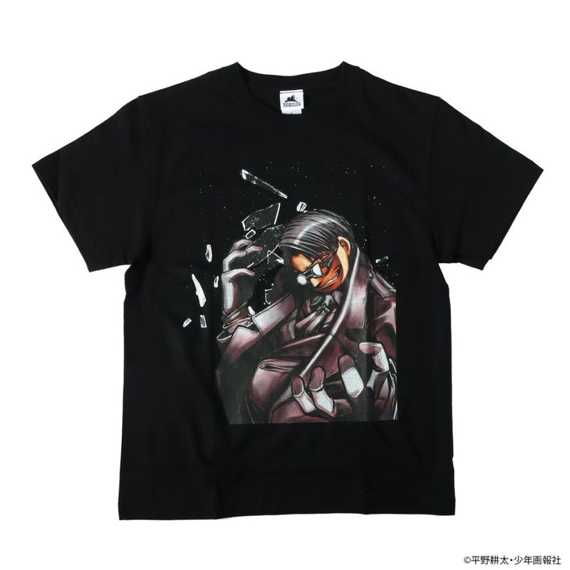 平野耕太☆大博覧會 HELLSING プリントTシャツ 少佐 コミックシーン