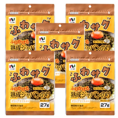 ふりかける熟成ジャバンのり27gガーリック味 5パックセット