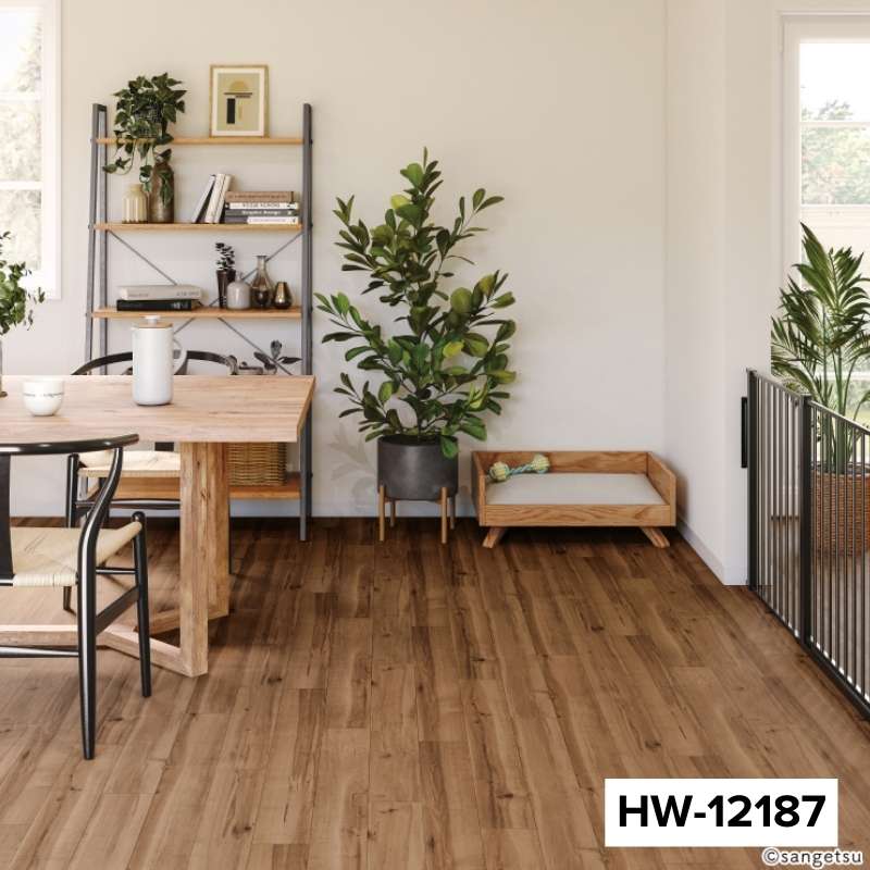 サンゲツ クッションフロア HW-12185～12187 キャラメイプル消臭フロア