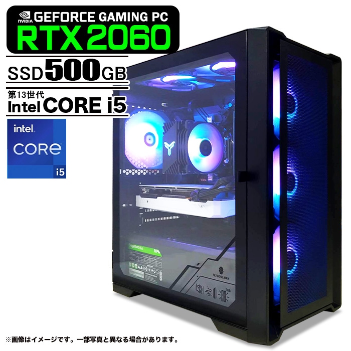 ゲーミングPC デスクトップパソコン ブラック メッシュ GeForce