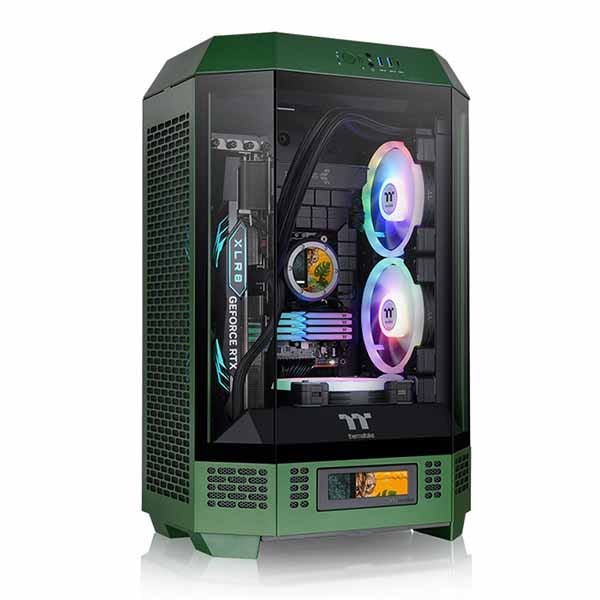 Thermaltake The Tower 300 Racing Green 八角柱 ミニタワーPCケース