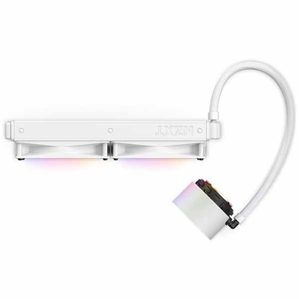 NZXT KRAKEN Elite RGB 280 White 高性能ポンプと高静圧RGBファンを