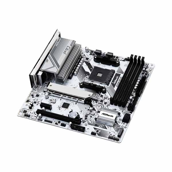 ASRock B550M Pro RS 高品質部品を採用 microATXマザーボード ホワイト
