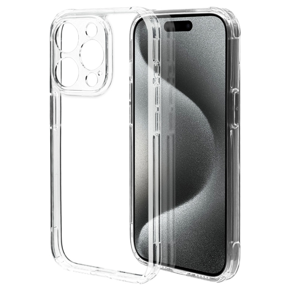 iPhone15 Pro ケース カバー ハイブリッド 超高透明 極限保護 精密設計