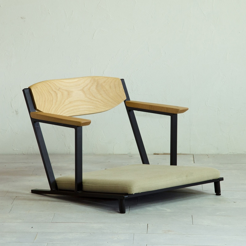 IKKE floor chair｜イッケフロアチェア(座椅子) コナラ｜FolivorA