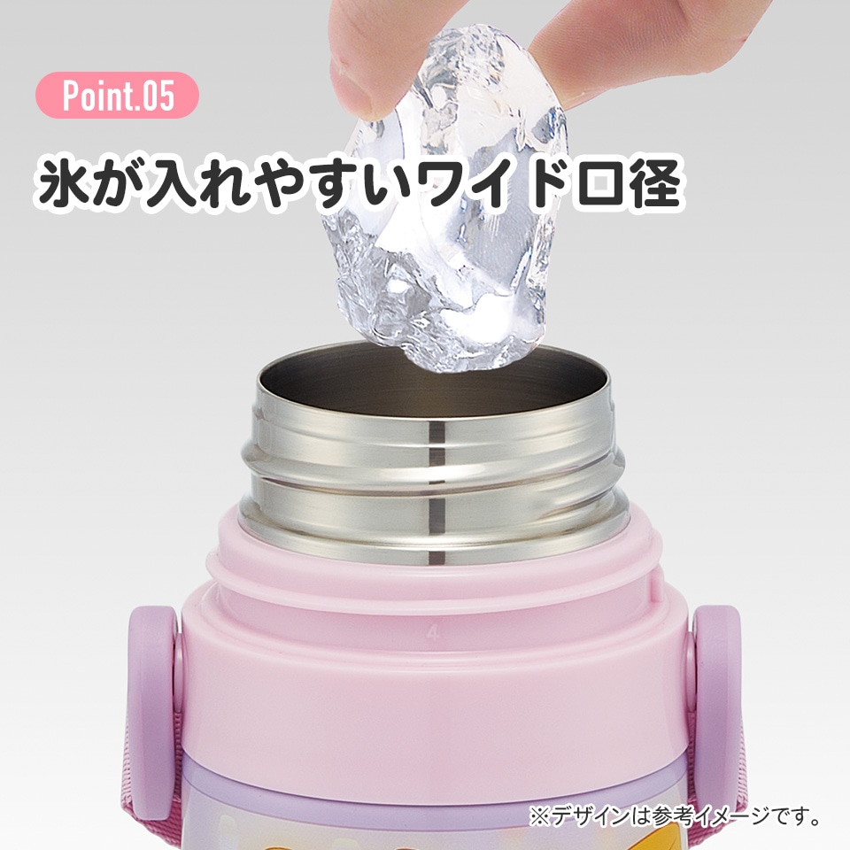 超軽量 直飲み ダイレクトステンレスボトル 470ml ラプンツェル25