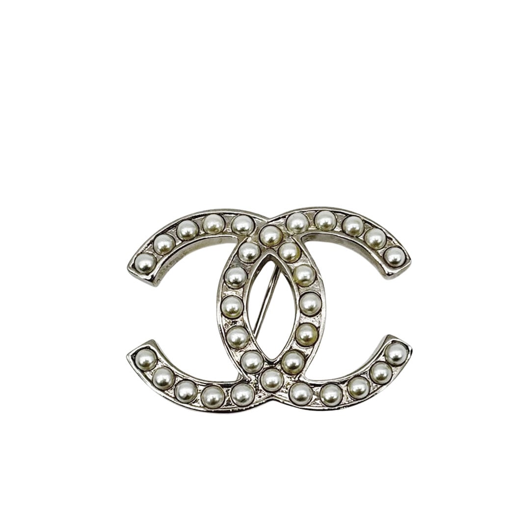 CHANEL シャネル ブローチ グリポア ガラス 26 フェイクパール
