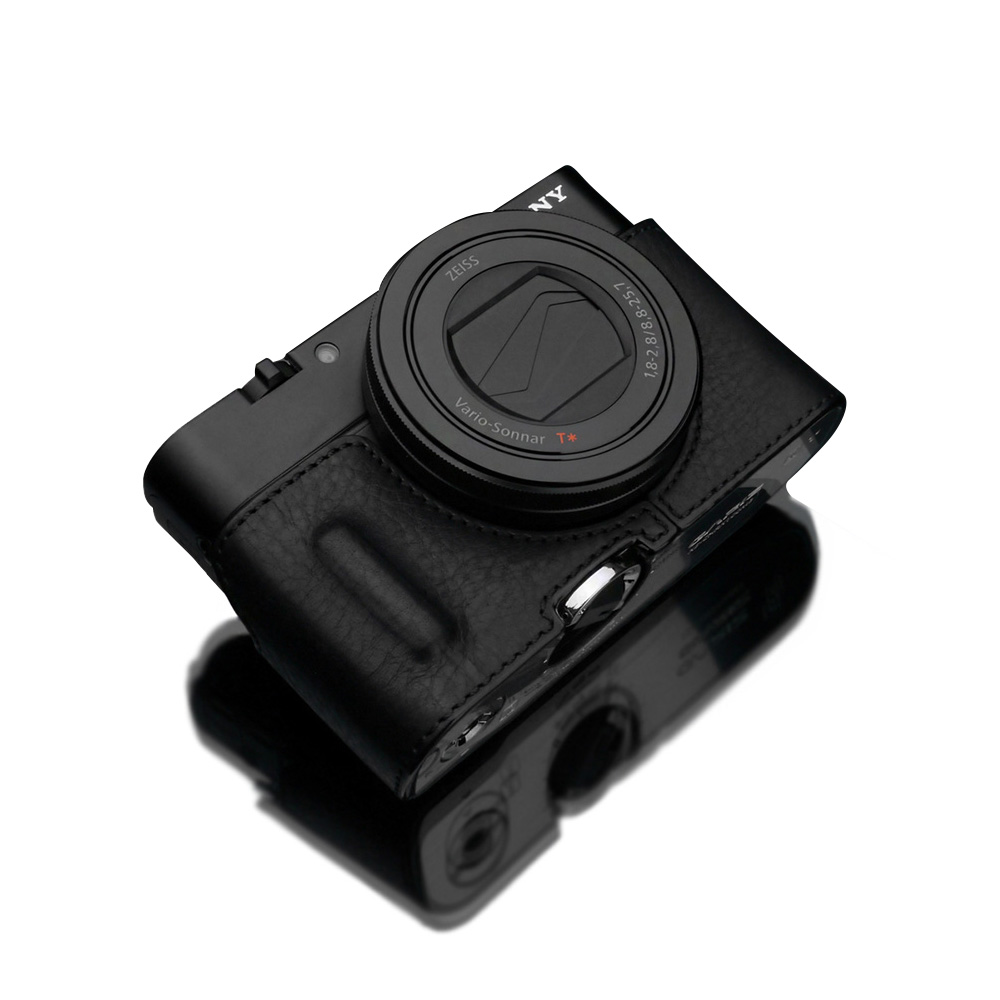 GARIZ SONY DSC-RX100 M5/M4/M3用 本革カメラケース XS-RX100BR ブラウン