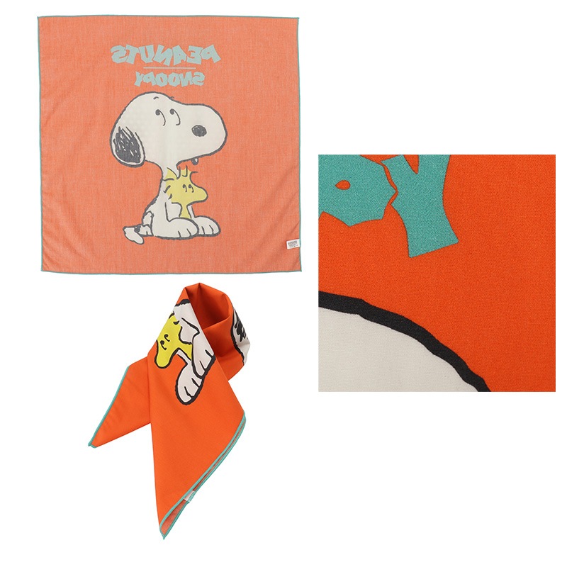 NOSTALGICA/PEANUTS スヌーピー バンダナ オレンジ | キャラクター