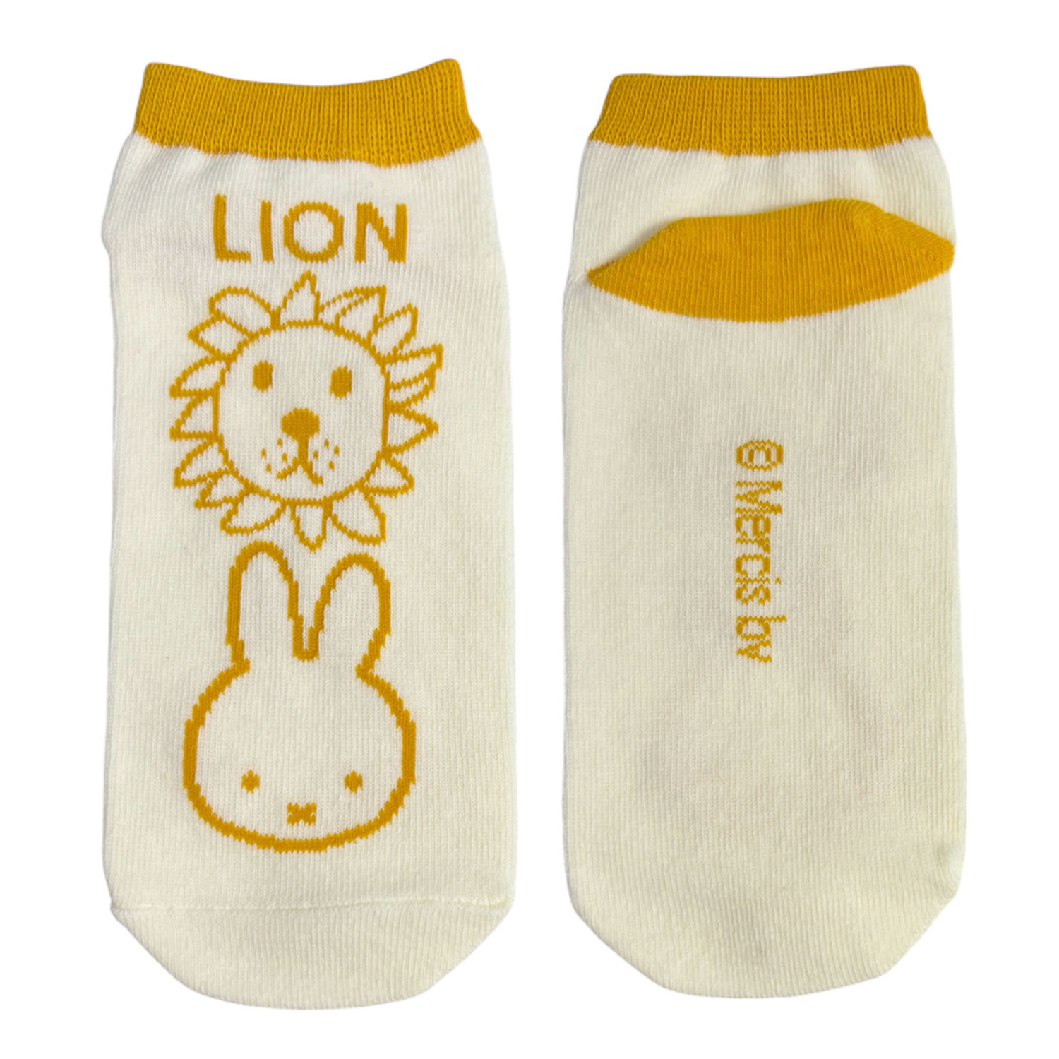 公式] メーカー直営 MIFFY & ANIMALS キャラックス（靴下）LION 23