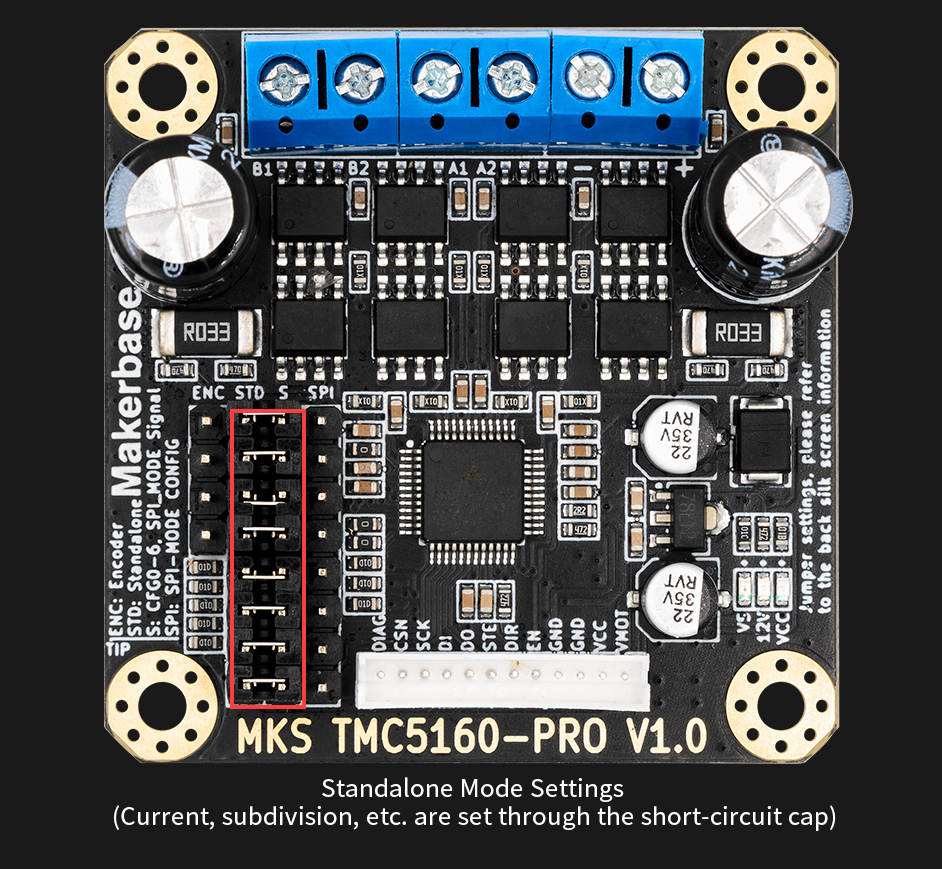 Makerbase MKS TMC5160-PRO High current 6A High Valtoge 8-60VDC