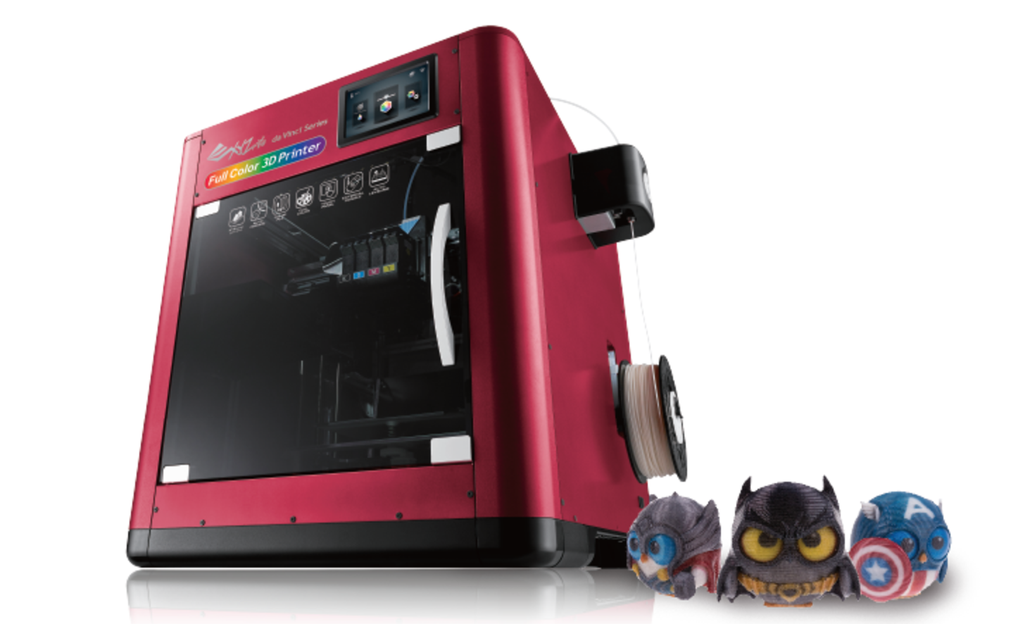 低価格3Dプリンターで、1600万色のフルカラーが登場！XYZのダヴィンチ