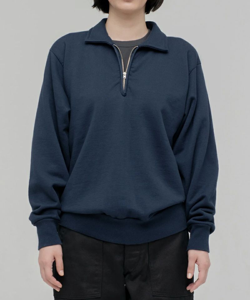 CIOTA＞Half Zip Sweatshirt (Pile Lining) | MAKES ONLINE STORE