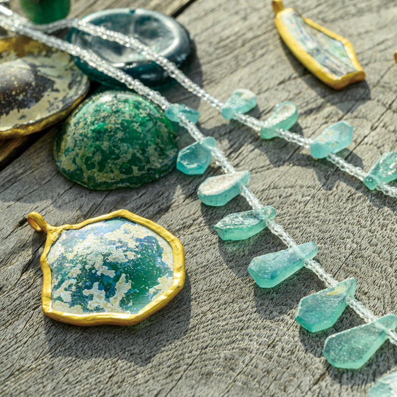 本物のローマングラスペンダント – MALAIKA worldwide store