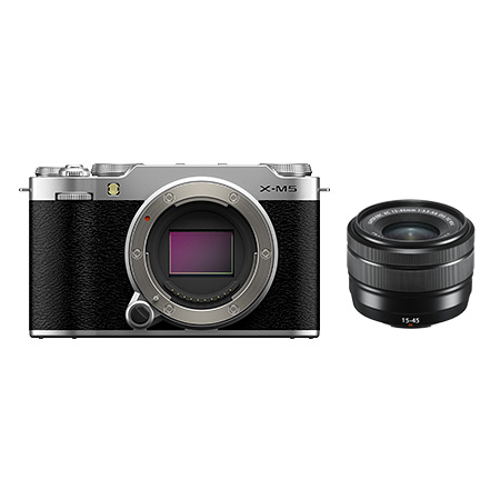 FUJIFILM X-M5 / XC15-45mmF3.5-5.6 OIS PZレンズキット シルバー