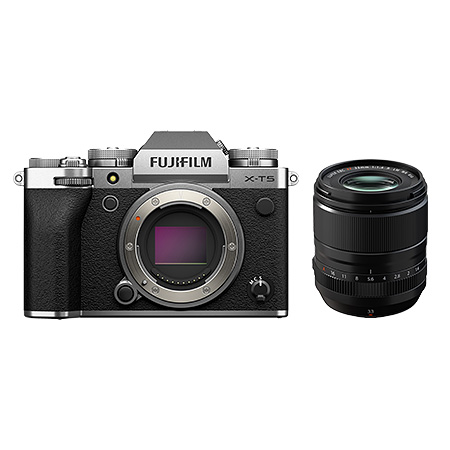 FUJIFILM X-T5 / XF33mmF1.4 R LM WRレンズキット シルバー | フジ