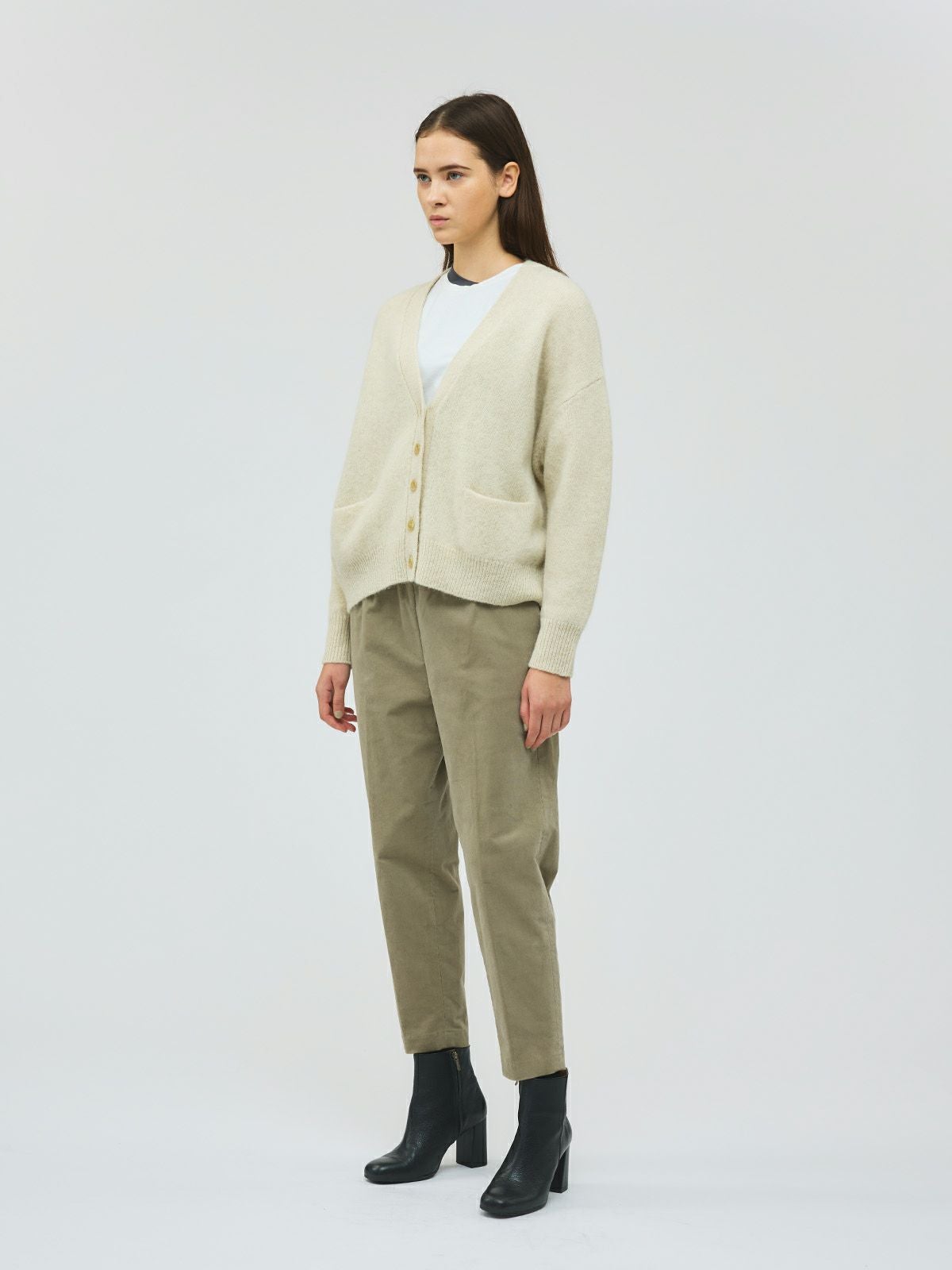 mizuiro ind MG/Vネックワイドカーディガン｜ MARcourt ONLINE STORE