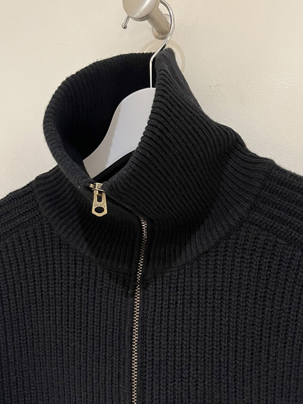 ANCELLM（アンセルム） Drivers Knit（ドライバーズニット） ブラック