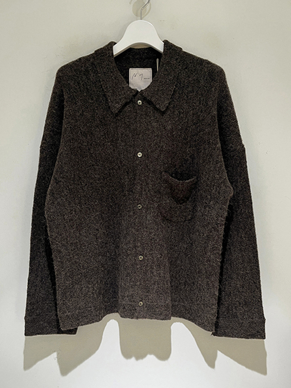 ANCELLM（アンセルム） Kimono Knit Shirt（キモノニットシャツ