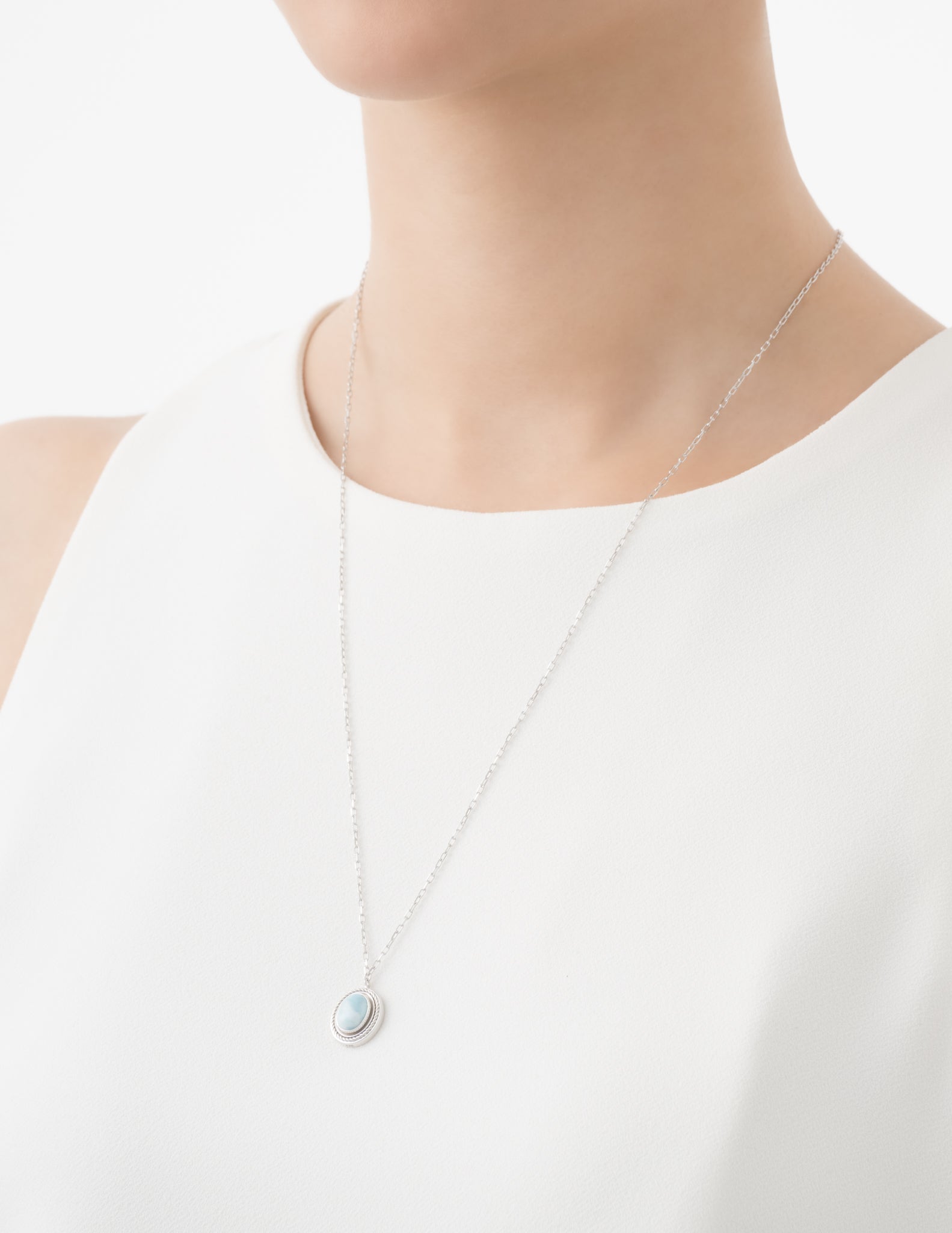 MARIHA(マリハ) Wish Stones ネックレス SS ラリマー 60cm【SV925