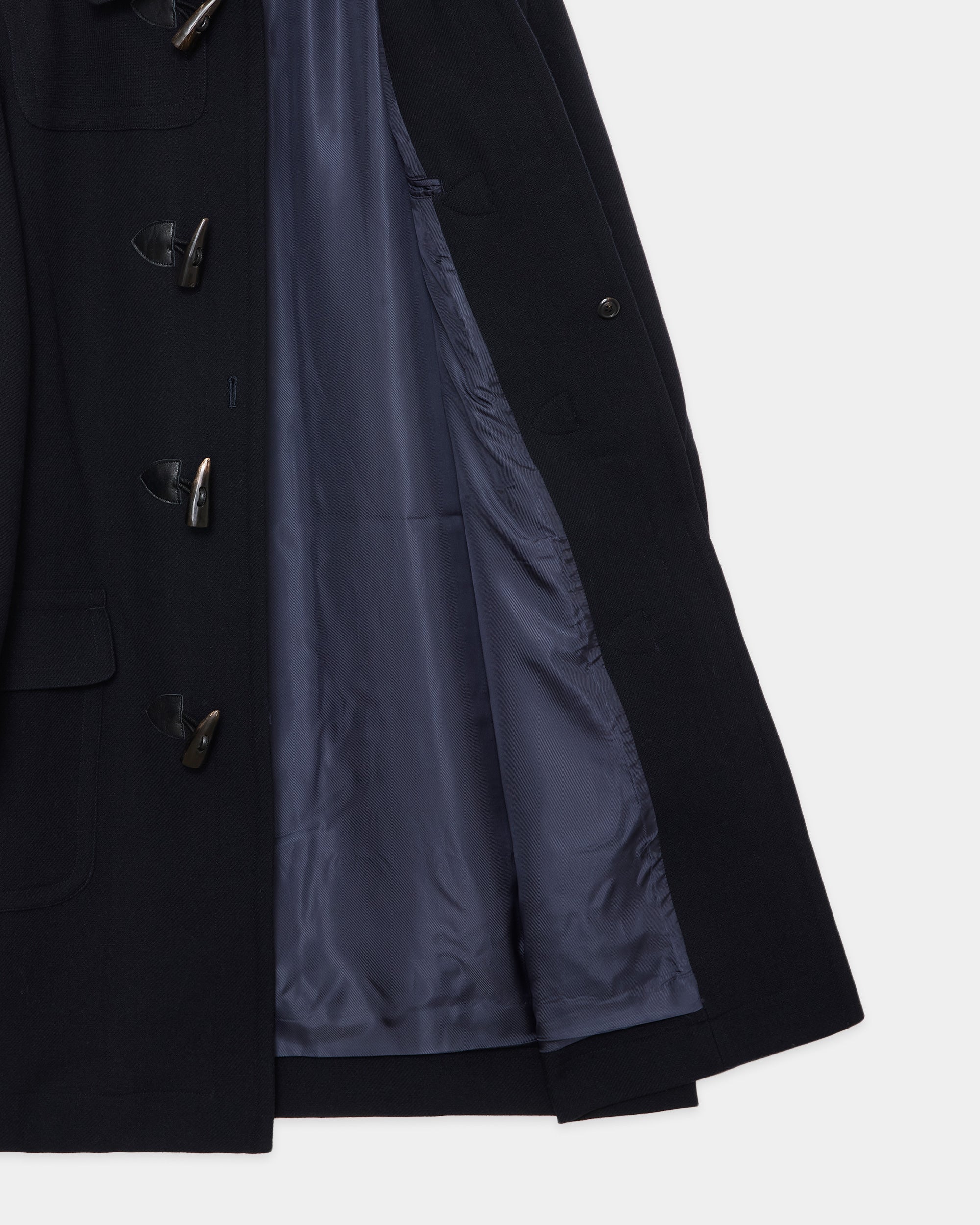 ウールヴィンテージダブルクロス / ダッフルコート, Dark Navy – MARKAWARE