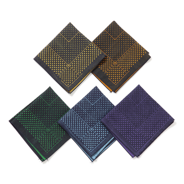 HAV-A-HANK | ハバハンク OVER DYED DOTS HANKY