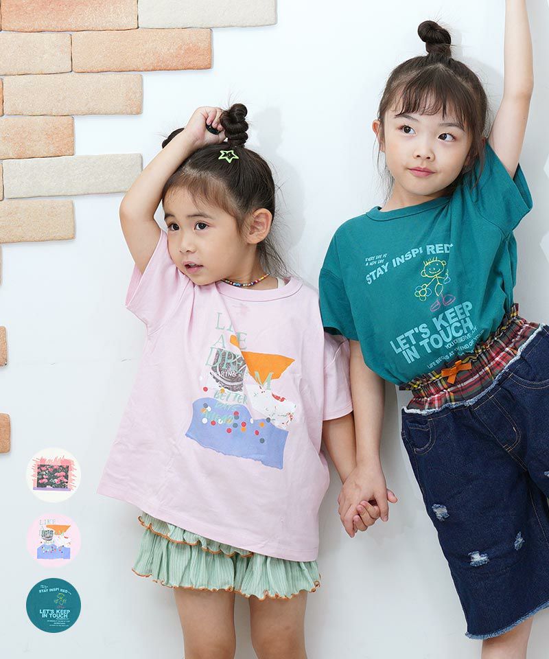 グラフィックプリントTシャツ ｜ トップス ｜ 子供服のセレクト