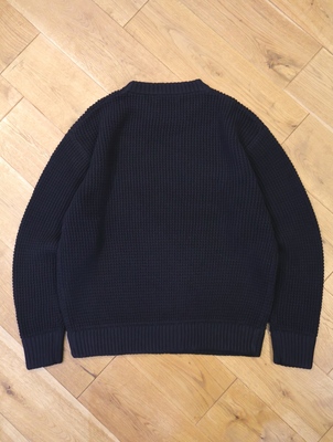 Hide and Seek 「Heavy Waffle Knit Sweater 」 クルーネック コットン