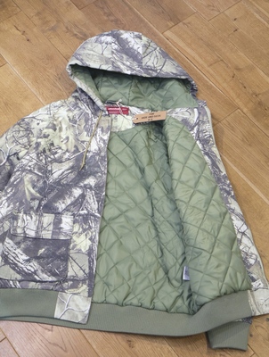 Hide and Seek 「Camo Zip Hooded Jacket」 パデッド ジップアップ