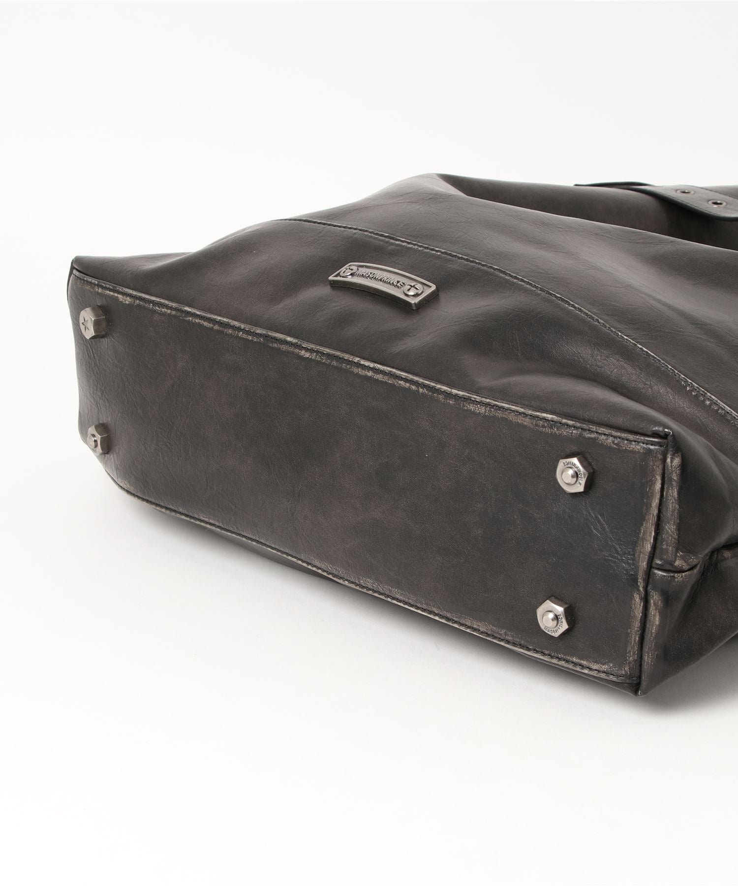 ベルトデザイン PUレザー ショルダートートバッグ BB2085